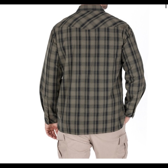 5.11 Long Sleeve Button Up Plaid - Picture 6 of 6